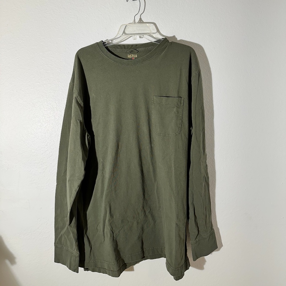 red head long sleeve tee